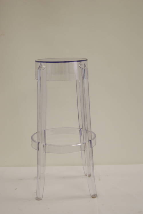 Clear Ghost Stool