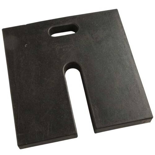 Black Tent Rubber Weight