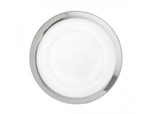 Silver Band Charger Plate