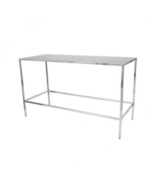 Soho Chrome Communal Table ( White or Black Plexi )