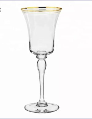 Gold Rim Wine Glass - 7.5oz