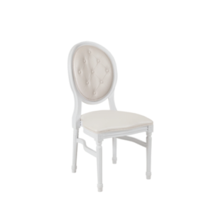 WHITE LOUIS CHAIR