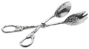 Silver Salad Tongs