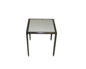 Soho Chrome End Table ( White or Black Plexi )